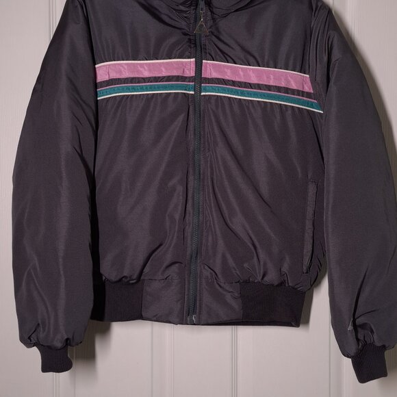 VINTAGE Gerry USED Women's Down Puffer Jacket (ML, Gray, Made In USA, Skiing) PM - Picture 6 of 9